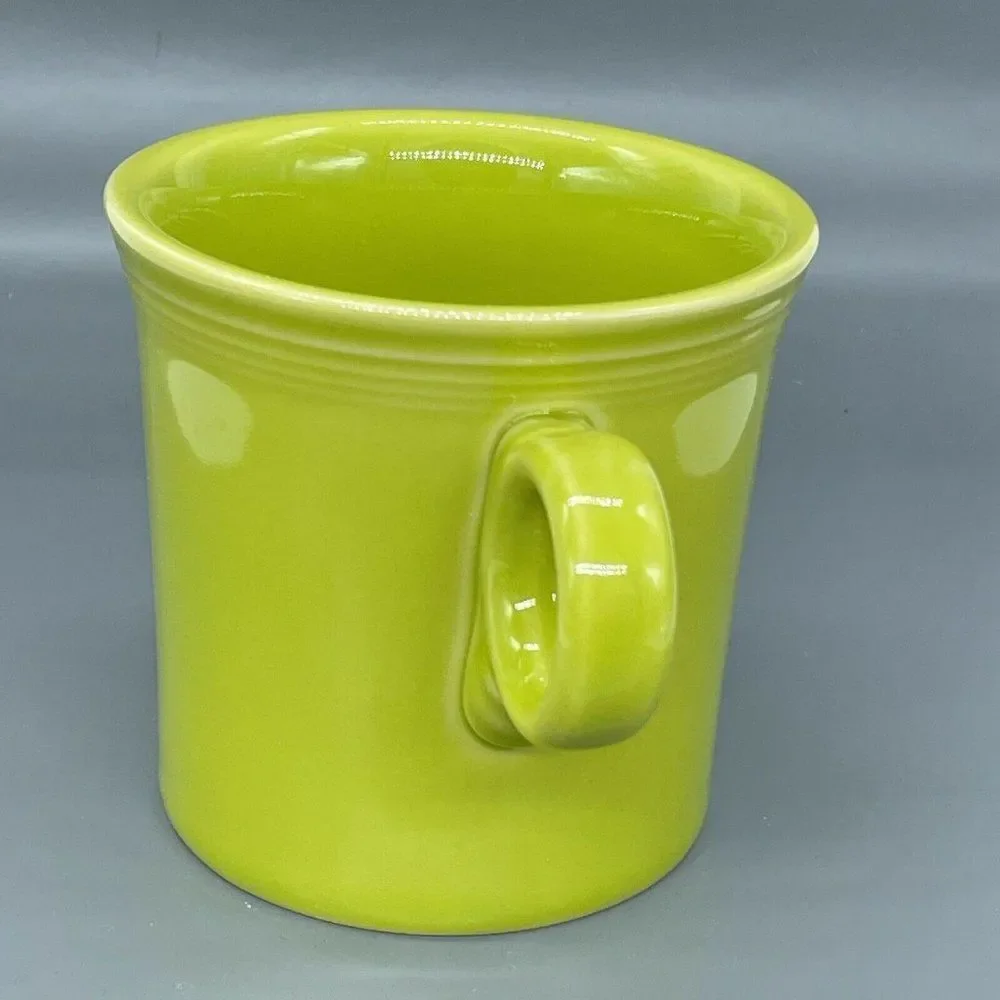 Fiesta HLC Fiestaware Cup Mug Tom & Jerry O Ring Handle Lemongrass Lime Green - Picture 8 of 11